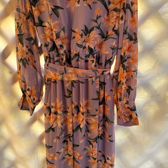 Fashion Nova Park Avenue Maxi Dress - Lavender/Combo - Picture 5 of 7